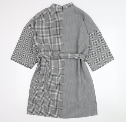 Zara Basic Women's Check Shift Dress M