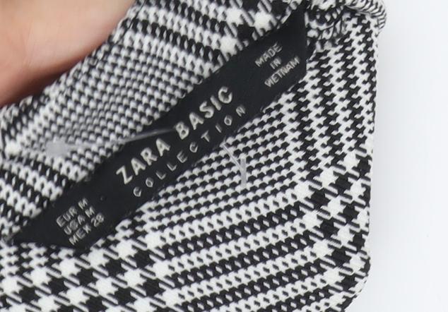 Zara Basic Women's Check Shift Dress M