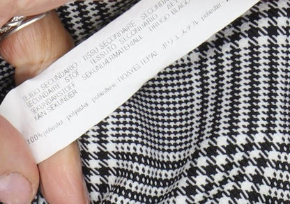 Zara Basic Women's Check Shift Dress M