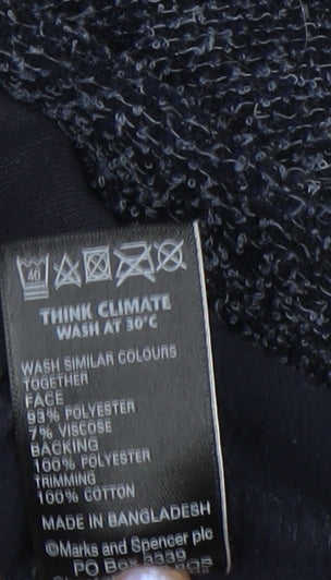 Womens UK Size 16 Marks and Spencer Blue Basic Jacket
