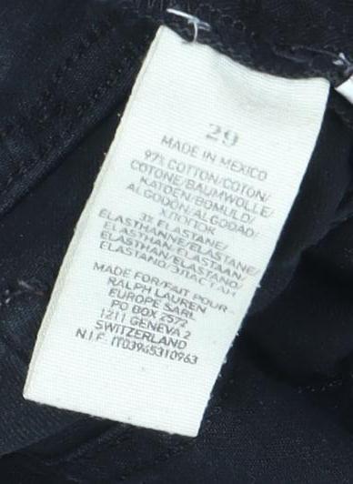 Ralph Lauren Women's Black Skinny Jeans, Size 1, Slim Fit