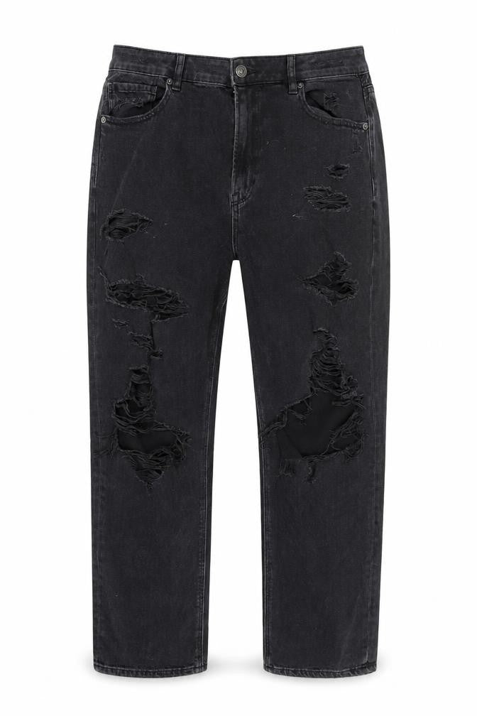 Mens UK Size 14 American Eagle Regular Fit Straight Black Jeans