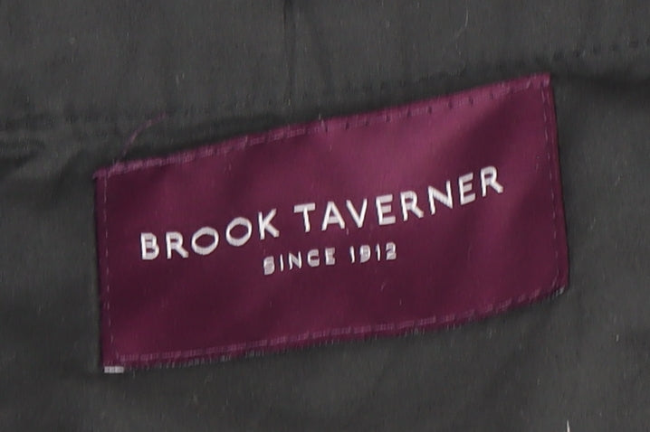 Brook Taverner Men's Black Corduroy Trousers 38R