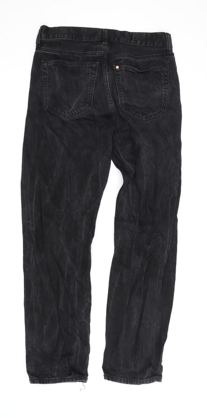 H&M Men's Black Relaxed Straight Jeans Size 32