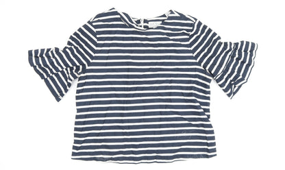 Jack Wills Women's Multicoloured Striped Top, Size 12