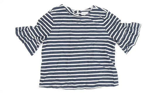 Jack Wills Women's Multicoloured Striped Top, Size 12