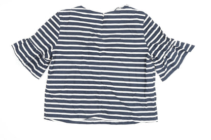 Jack Wills Women's Multicoloured Striped Top, Size 12