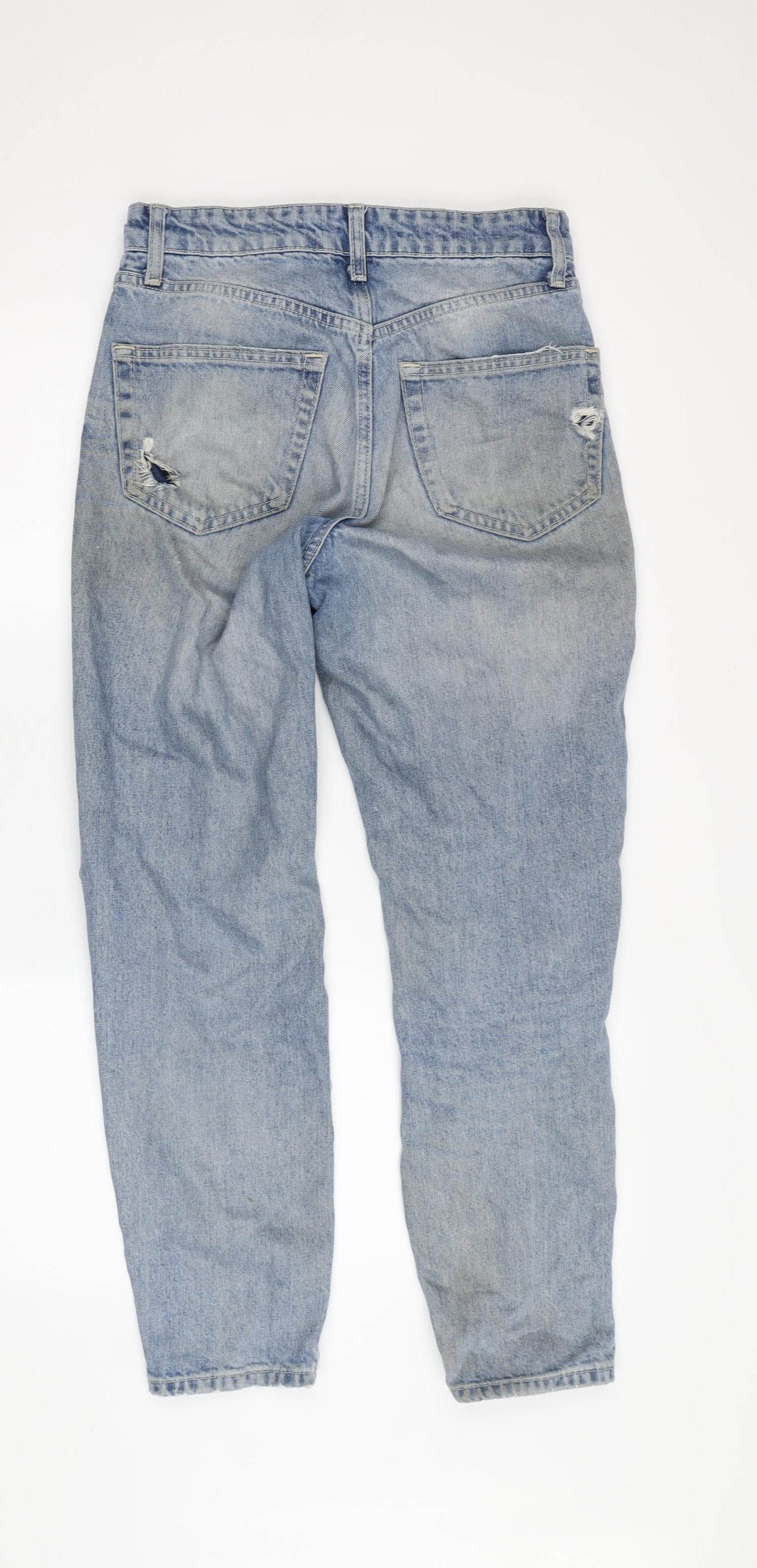 River Island Women's Blue Mom Jeans - Size L