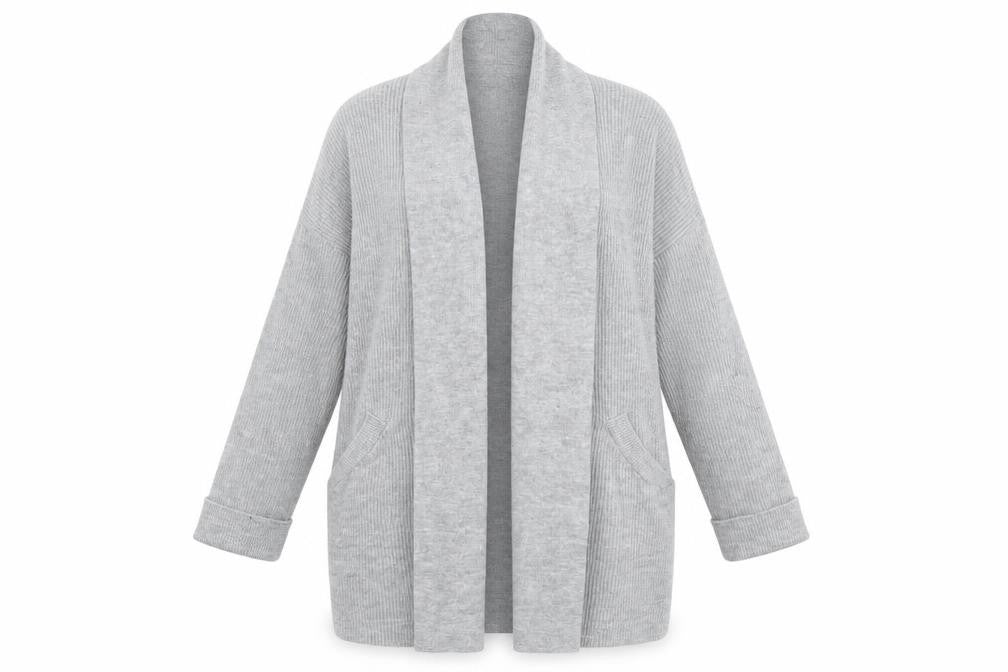 Womens UK Size 8 Jack Wills Grey Cardigan Jumper