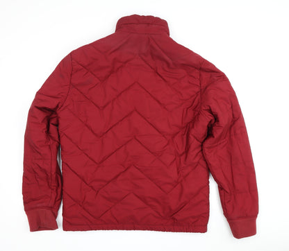 Womens UK Size M Unknown Red Puffer Jacket
