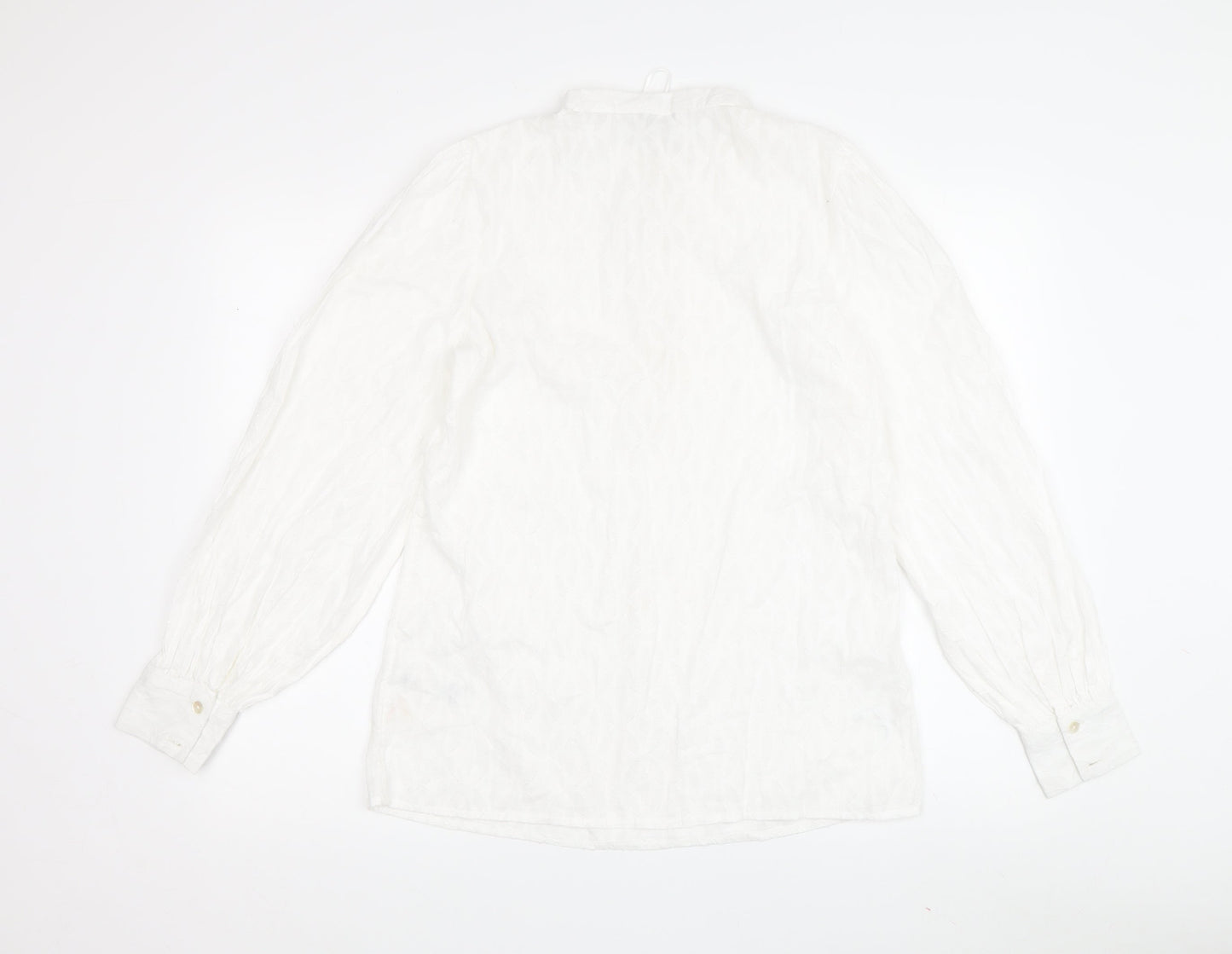 Womens UK Size 10 Michelle Keegan White Tunic Blouse