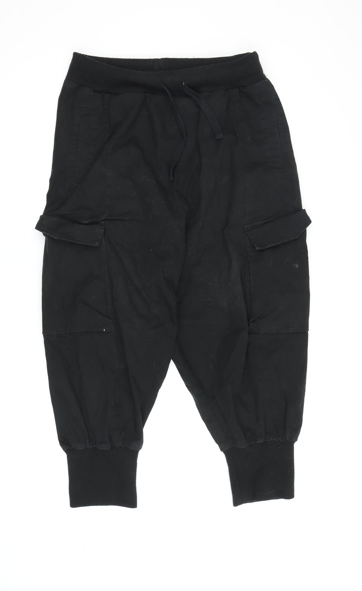 ASOS Men's Black Cargo Trousers, Size S