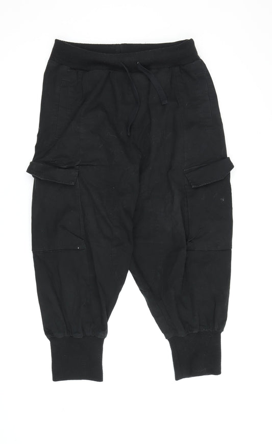 ASOS Men's Black Cargo Trousers, Size S