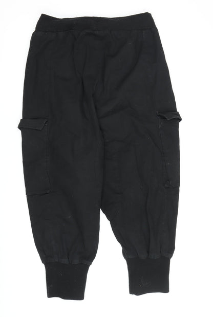 ASOS Men's Black Cargo Trousers, Size S