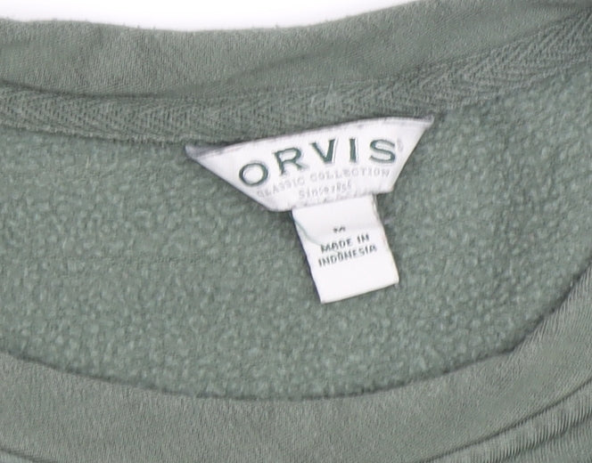 Orvis Unisex Adults Green Medium Pullover Sweatshirt