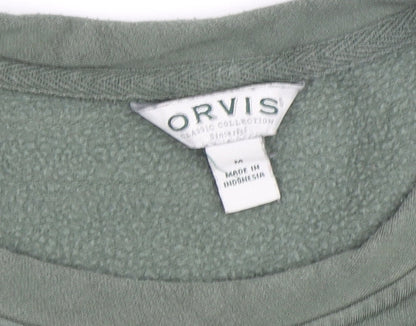 Orvis Unisex Adults Green Medium Pullover Sweatshirt