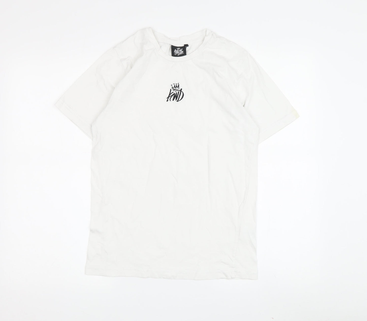 Kings Will Dream Boys White Logo T-Shirt, 14-15 Years, Casual