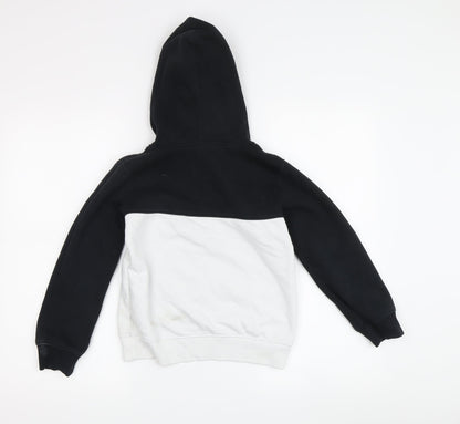 Under Armour Boys Black/Grey Colourblock Hoodie, 6-7 Years