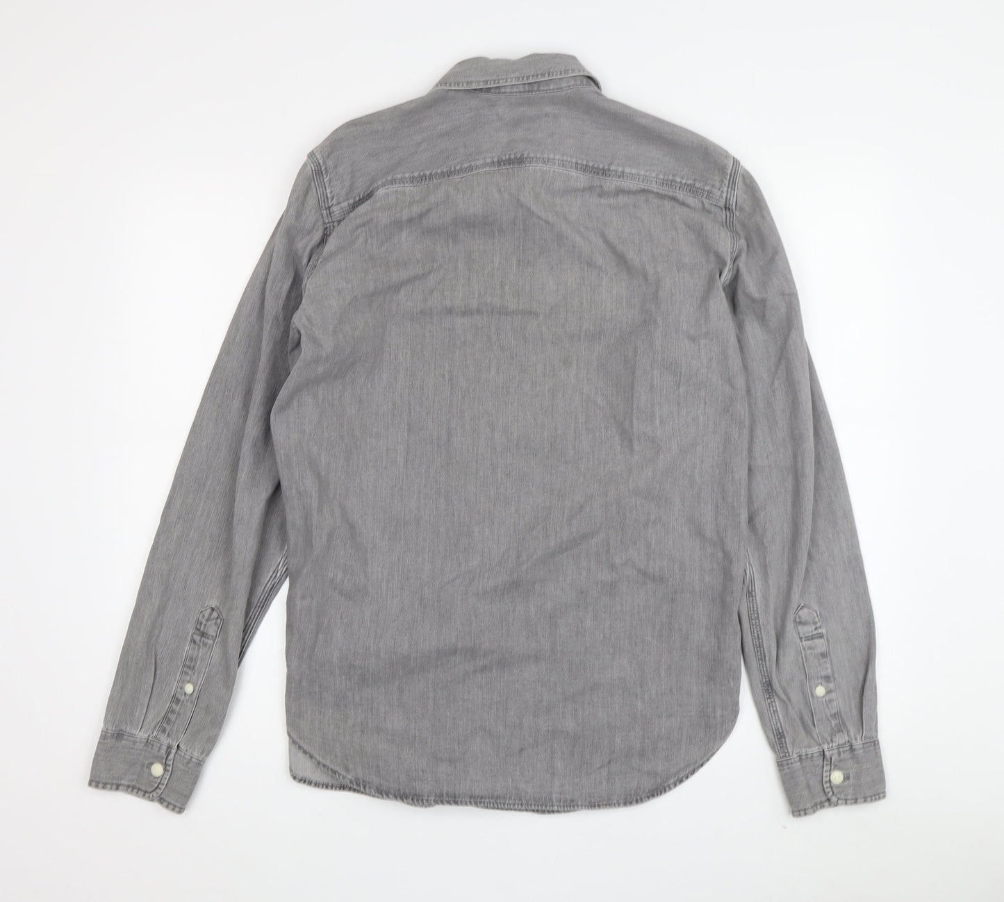 Gap Men's Grey S Button-Up Casual Shirt
