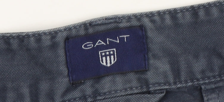 Gant Men's Blue Cargo Shorts, Size 32, Casual Comfort