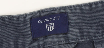 Gant Men's Blue Cargo Shorts, Size 32, Casual Comfort