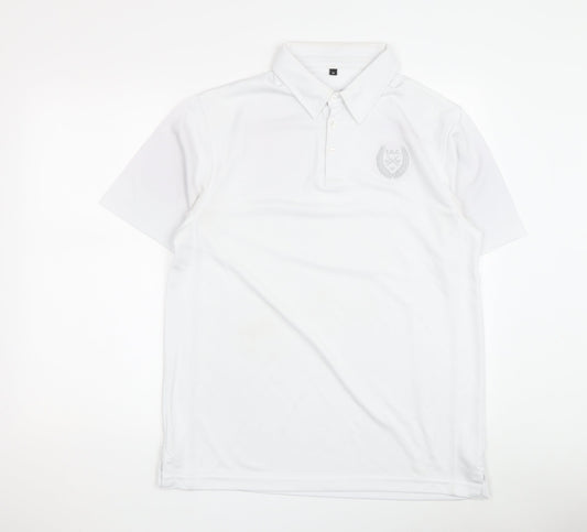 Men's T.G.C. White Classic Polo Shirt M - Short Sleeve