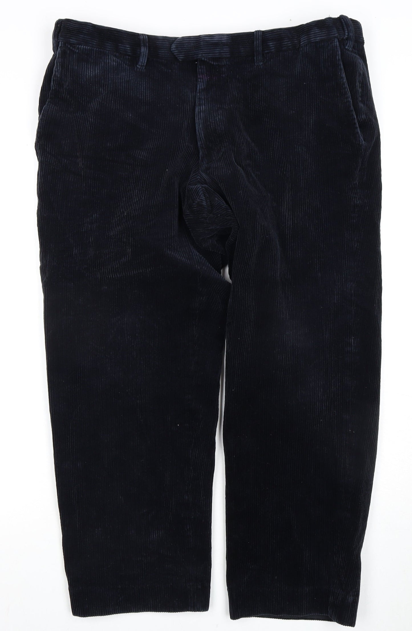 Marks and Spencer Men's Navy Corduroy Trousers Size 38
