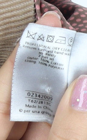 Marks and Spencer Women’s Brown Corduroy Blazer