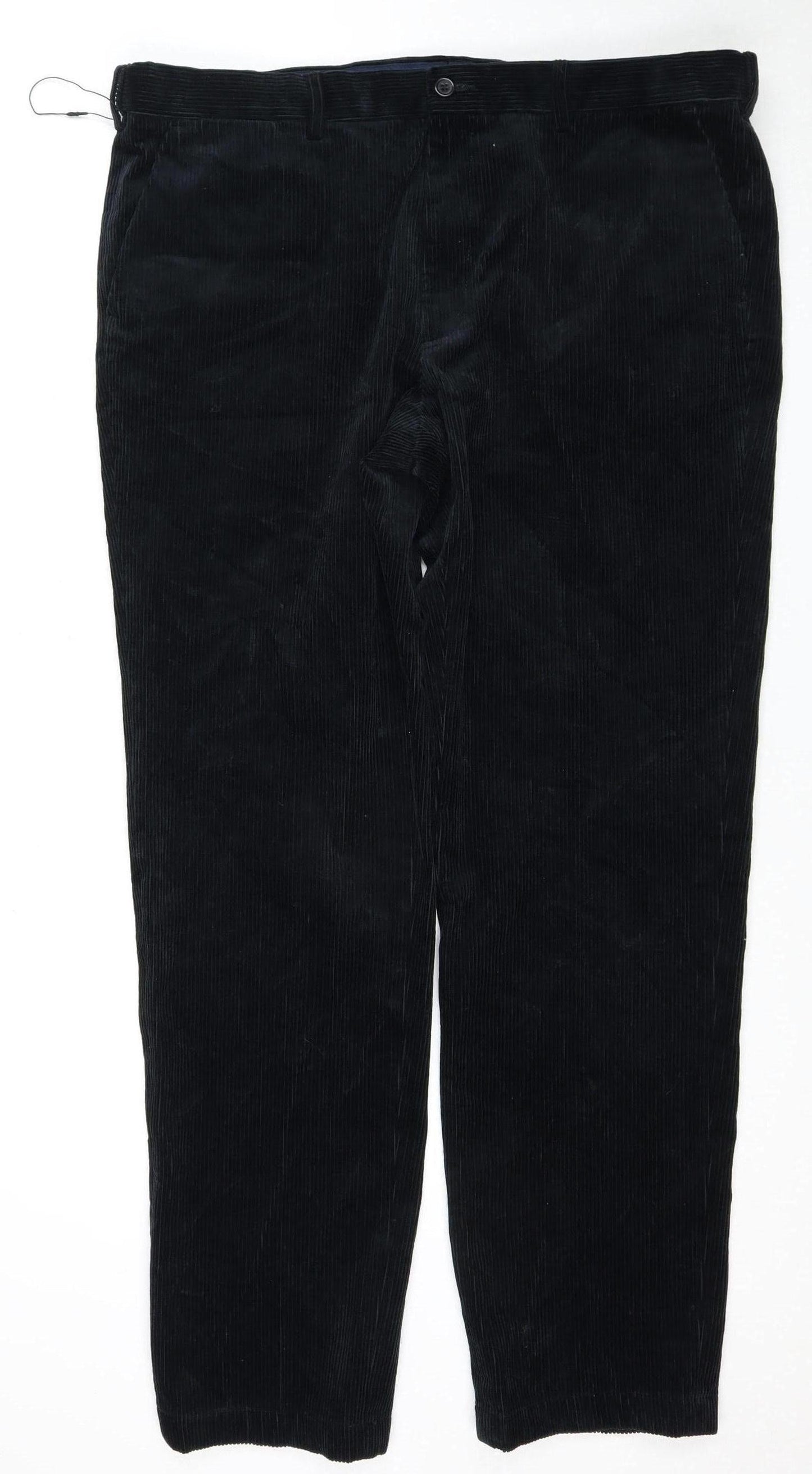 Marks and Spencer Men's Black Corduroy Trousers
