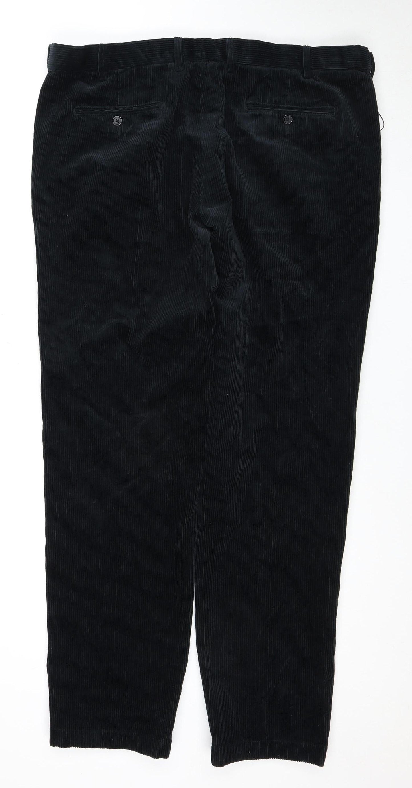 Marks and Spencer Men's Black Corduroy Trousers