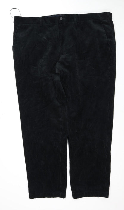 Marks and Spencer Men's Black Corduroy Trousers 44