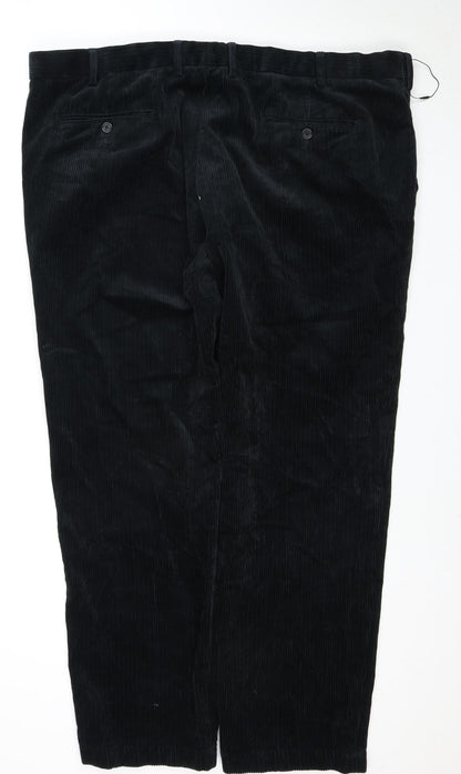 Marks and Spencer Men's Black Corduroy Trousers 44