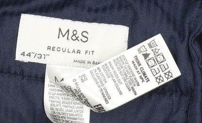 Marks and Spencer Men's Black Corduroy Trousers 44