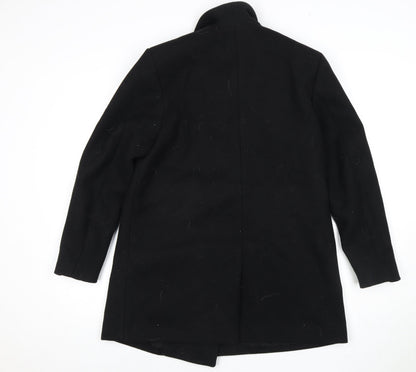 Mens UK Size S H&M Black Overcoat