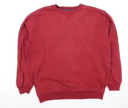 Mens UK Size L EWM Red Pullover Sweatshirt