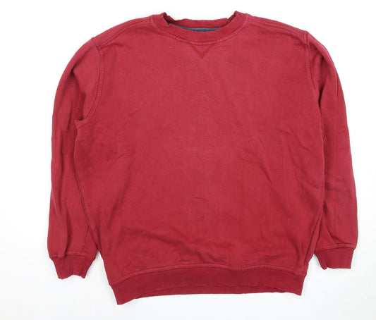 Mens UK Size L EWM Red Pullover Sweatshirt