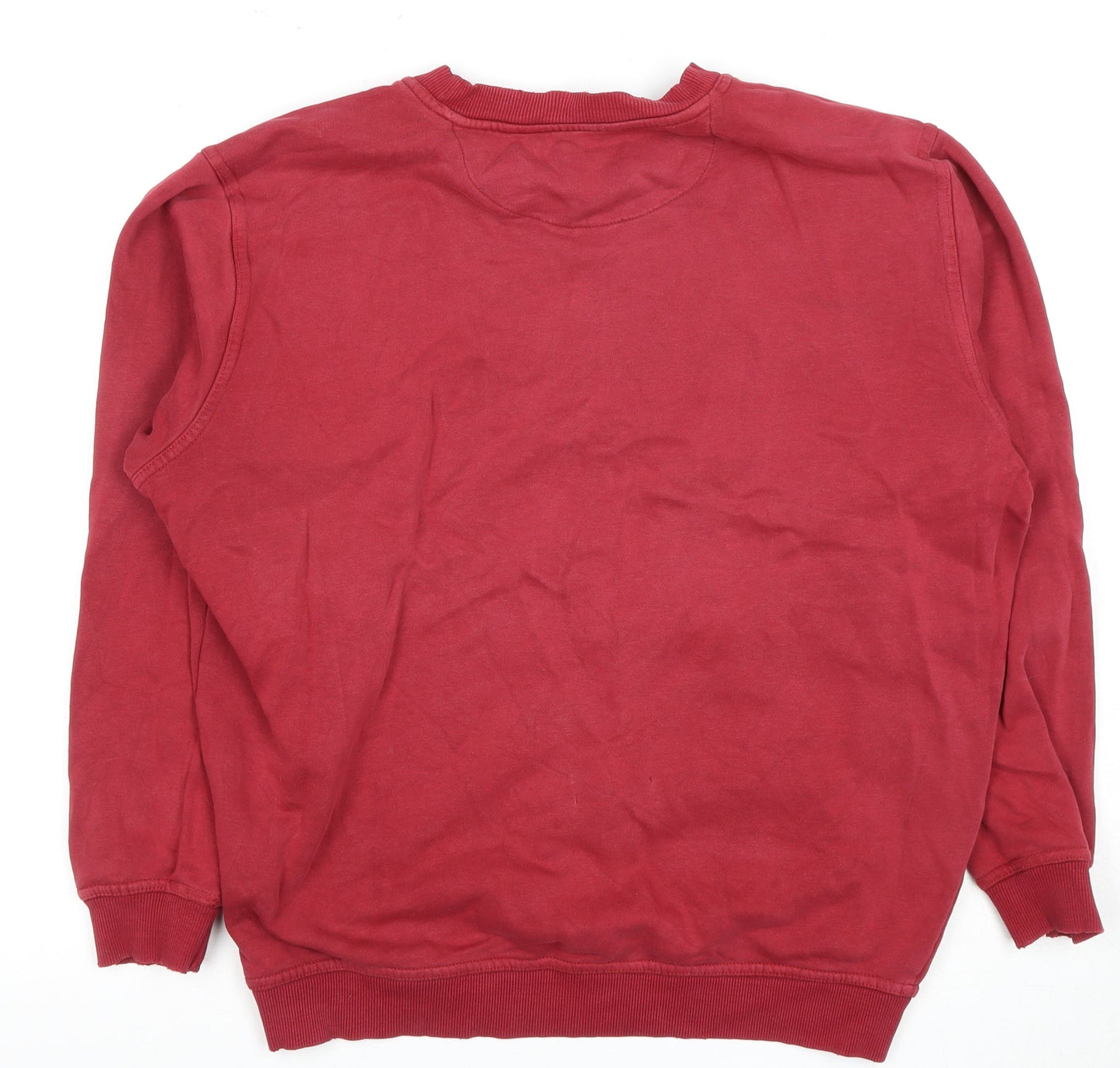 Mens UK Size L EWM Red Pullover Sweatshirt