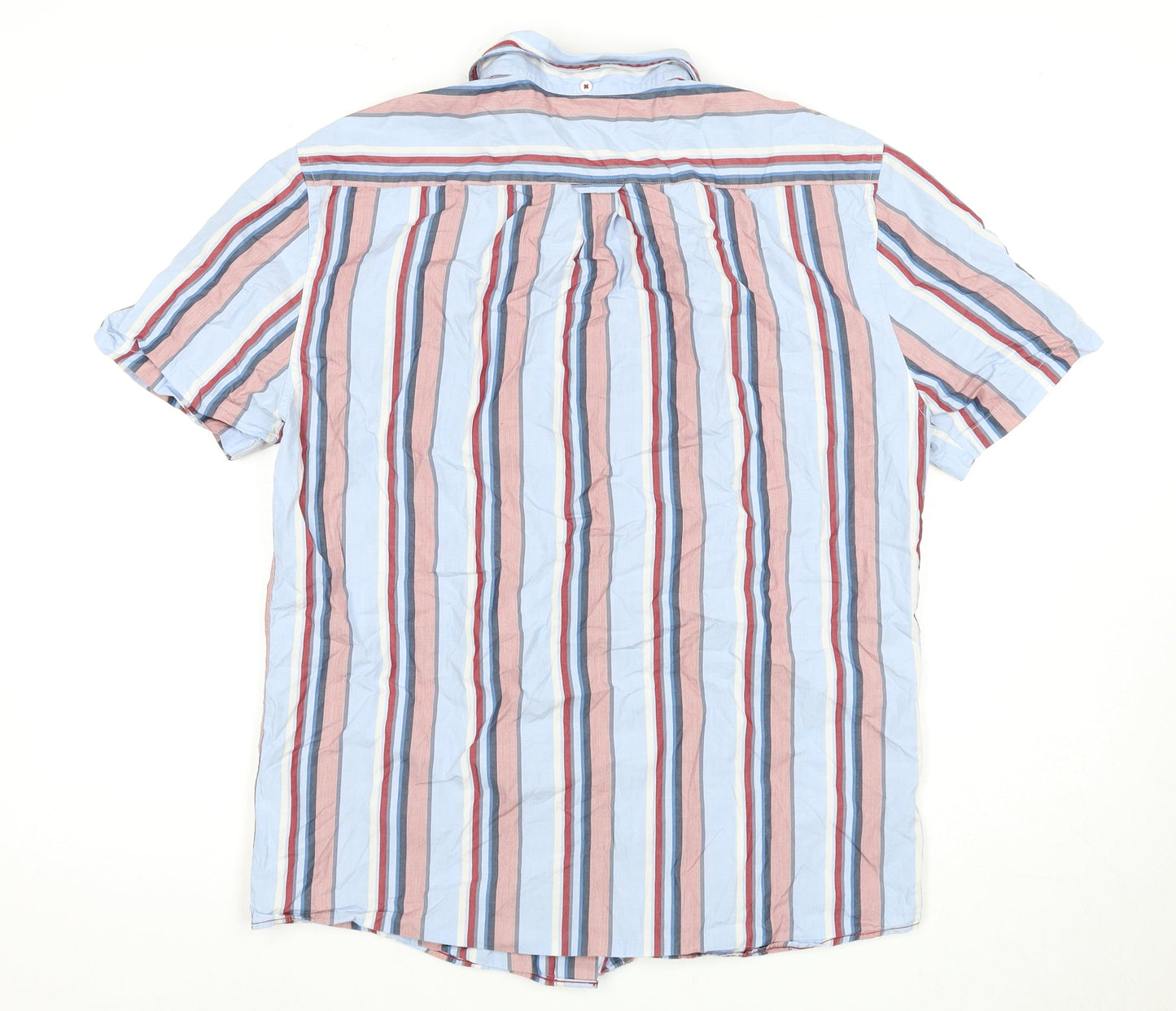 Marks and Spencer Men's Striped Cotton Shirt, L