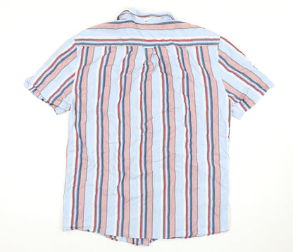 Marks and Spencer Men's Striped Cotton Shirt, L
