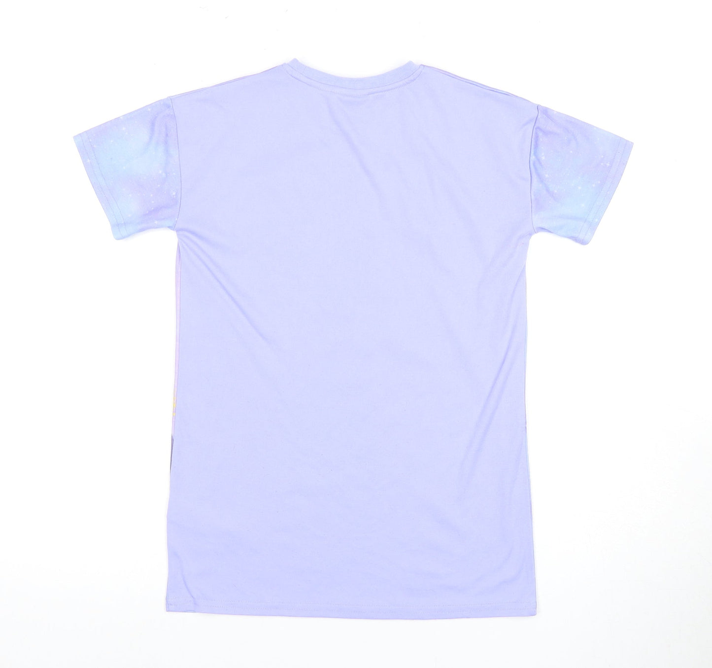 Disney Girls Purple Glitter Princess T-Shirt 6 Years