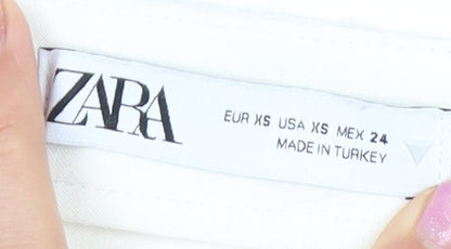 Zara Women’s Ivory XS Skirt Cotton Blend