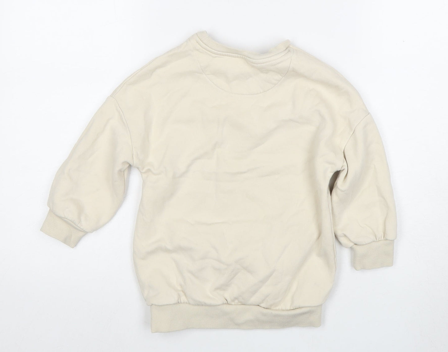 Marks and Spencer Girls Beige Frozen Hoodie Pullover