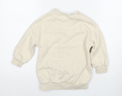 Marks and Spencer Girls Beige Frozen Hoodie Pullover
