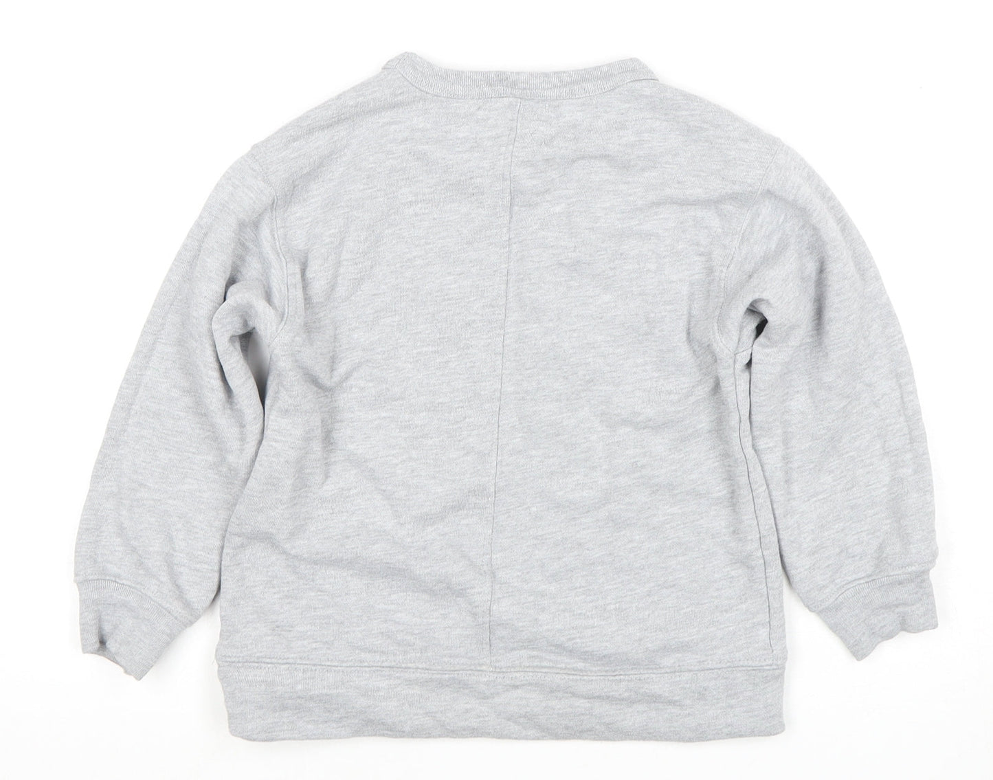 Zara Boys Grey Pullover Sweatshirt 7 Years - Travel Theme