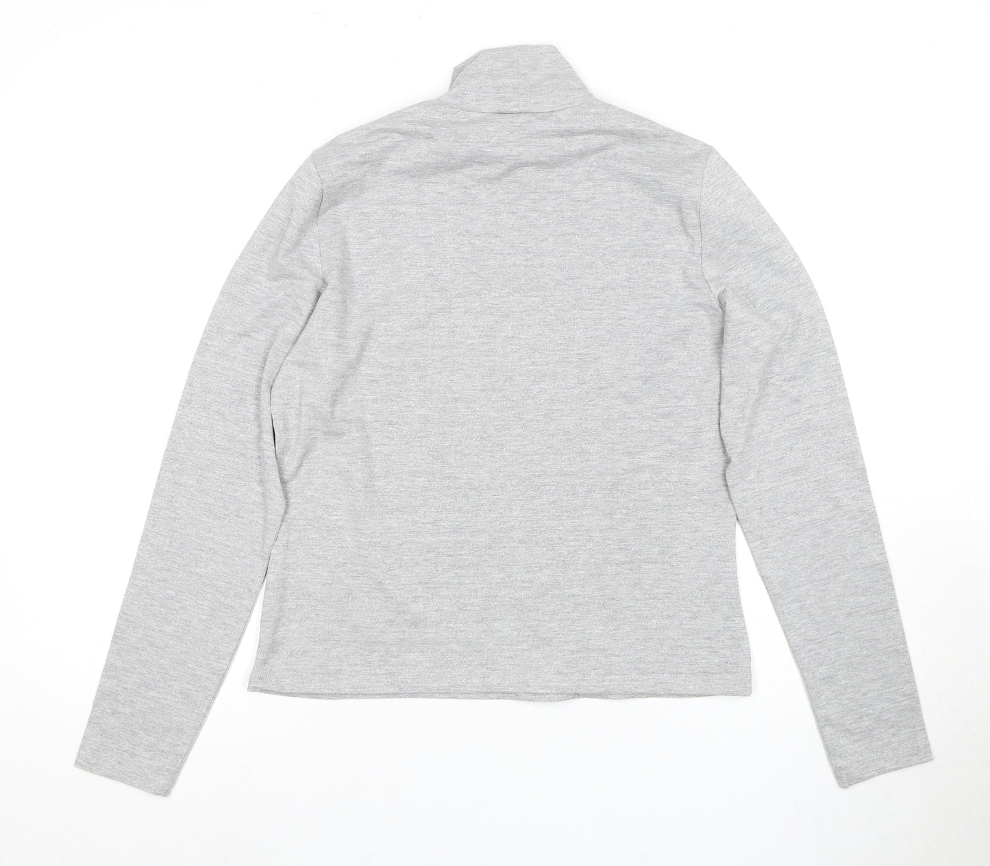 Womens UK Size M Monki Grey Basic T-Shirt