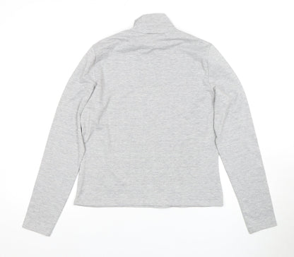 Womens UK Size M Monki Grey Basic T-Shirt