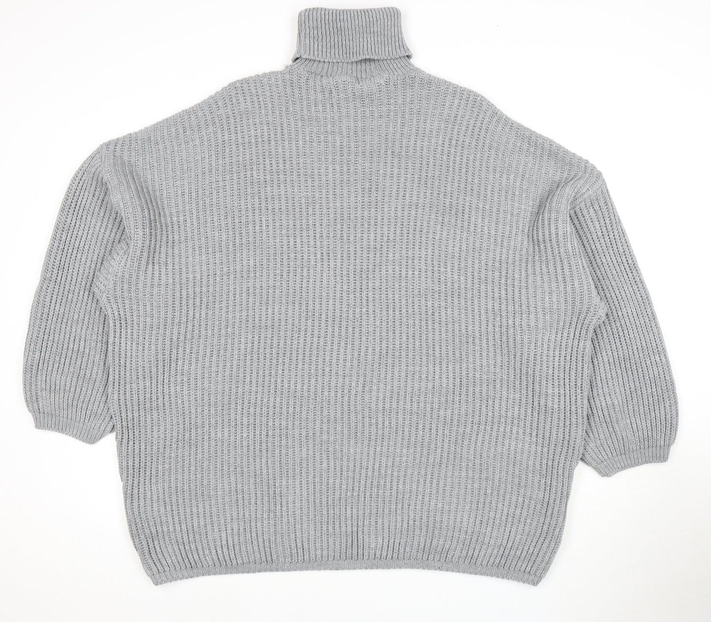Womens UK Size S PRETTYLITTLETHING Grey Pullover Jumper