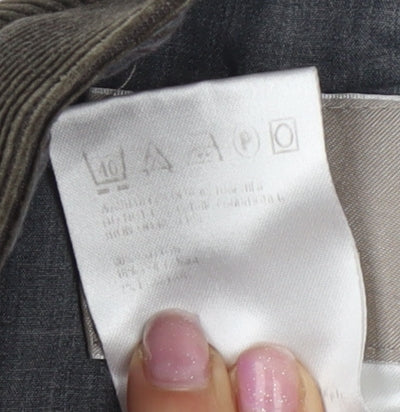 Marks and Spencer Brown Men's Corduroy Trousers, Size 40