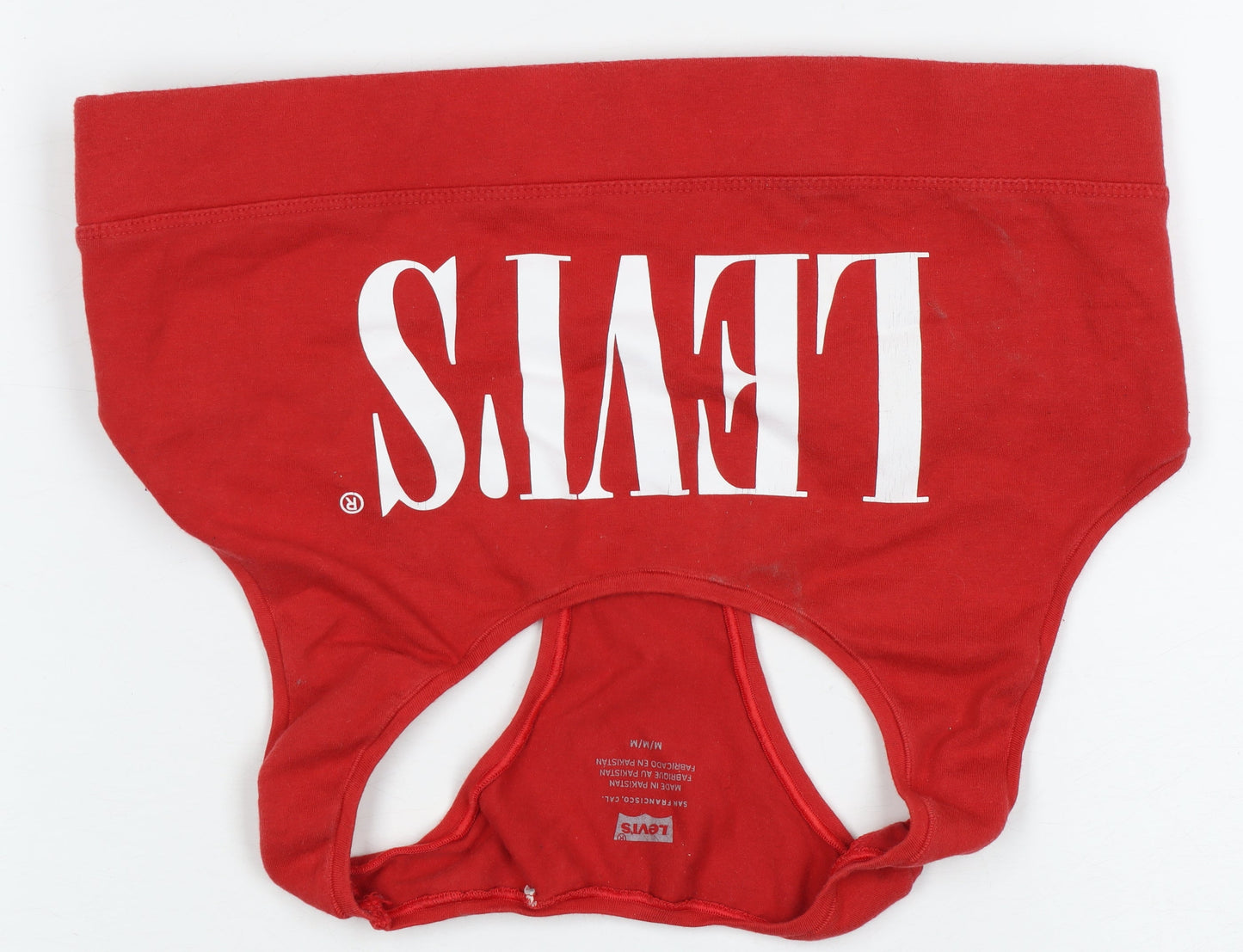 Womens UK Size M Levi's Red Sports Bra Tank