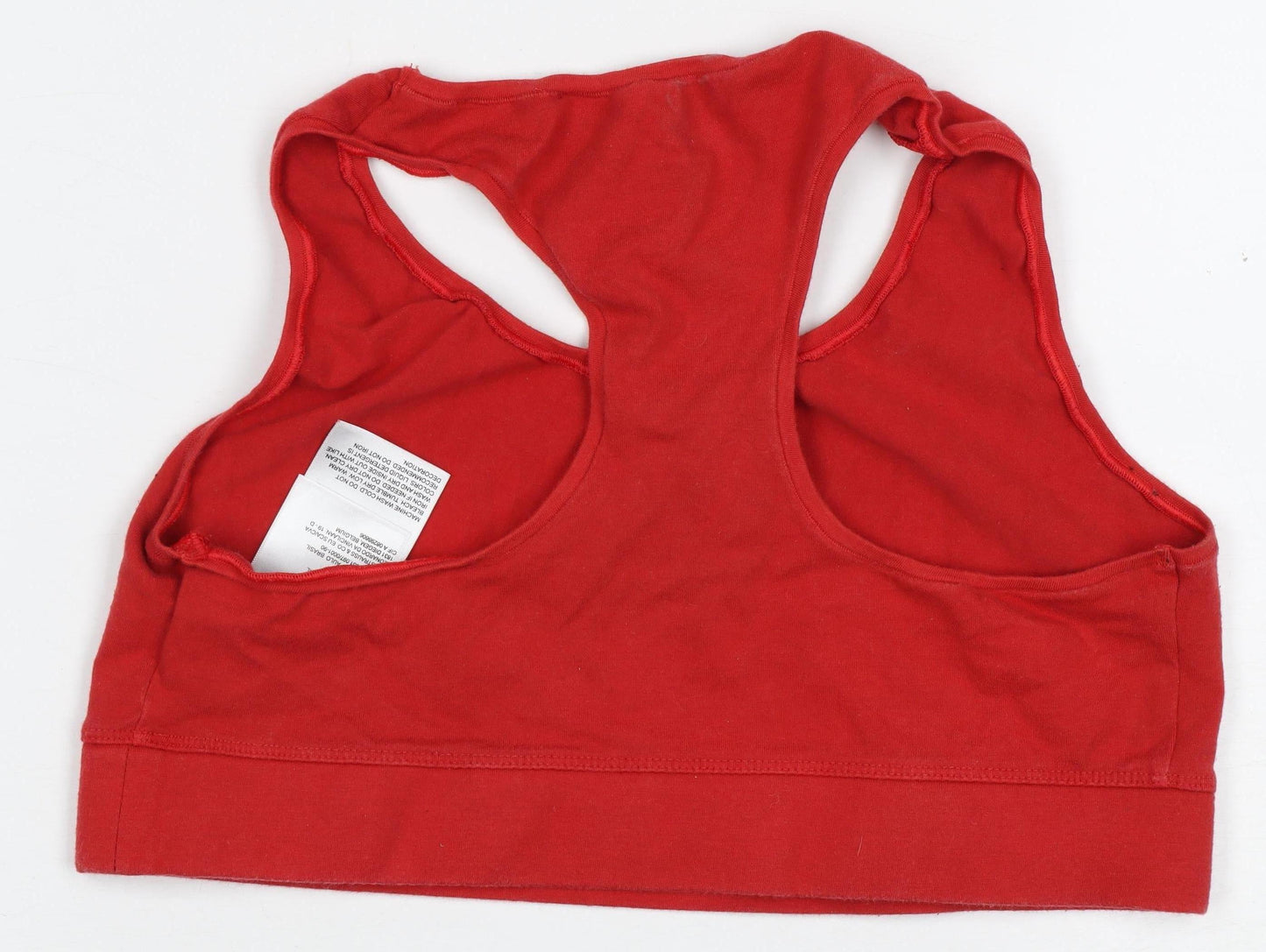 Womens UK Size M Levi's Red Sports Bra Tank